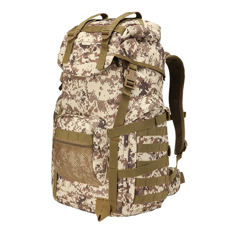 Sac à Dos Tactique Molle 60L – Grande Capacité, Imperméable, Camouflage - BLACKBEARD OUTDOOR INDUSTRIES