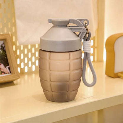 Shaker Sport 600ml Forme Grenade | Noir, Gris, Blanc