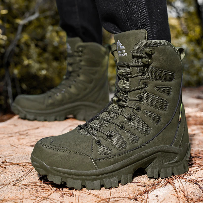 Rangers Montantes Homme Randonnée – Boots Militaires Lacets Antidérapantes - BLACKBEARD OUTDOOR INDUSTRIES