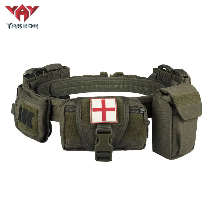 Ceinture Tactique YAKEDA Outdoor – Chasse, Forces de l'Ordre & Airsoft