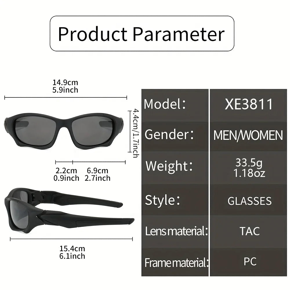 Lunettes Tactiques Coupe-Vent Camouflage UV400 – Pêche, Conduite, Cyclisme, Randonnée