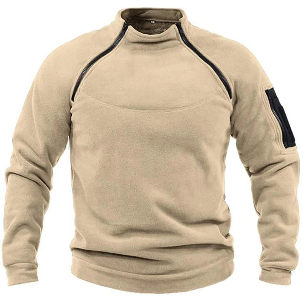 Pull Tactique Polaire – Col Montant Zip – Randonnée / Camping / Militaire - BLACKBEARD OUTDOOR INDUSTRIES