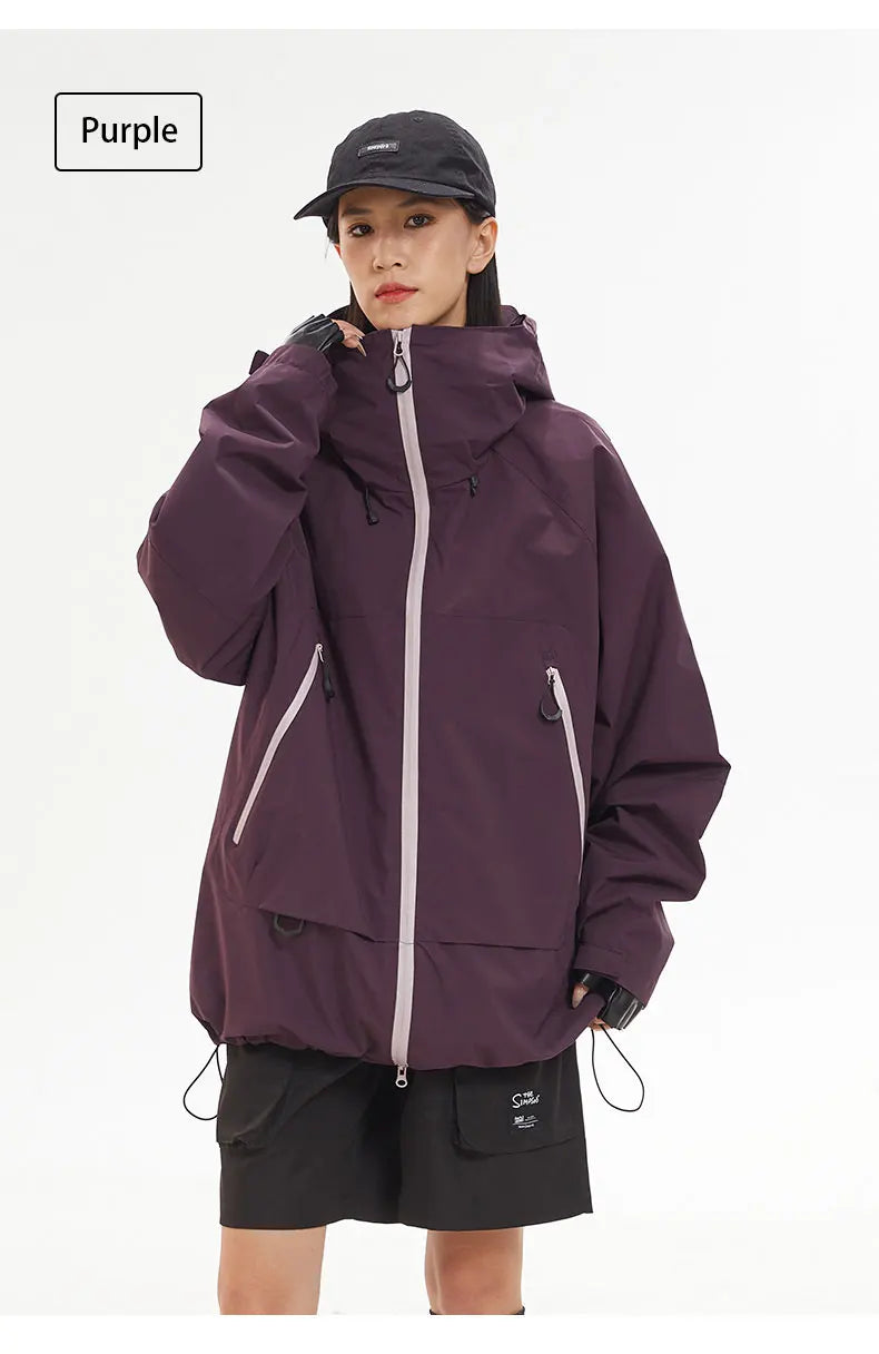 Veste de Randonnée Imperméable et Coupe-Vent Unisexe avec Capuche – Veste de Sport Haute Qualité pour Randonnée, Course et Escalade - BLACKBEARD OUTDOOR INDUSTRIES