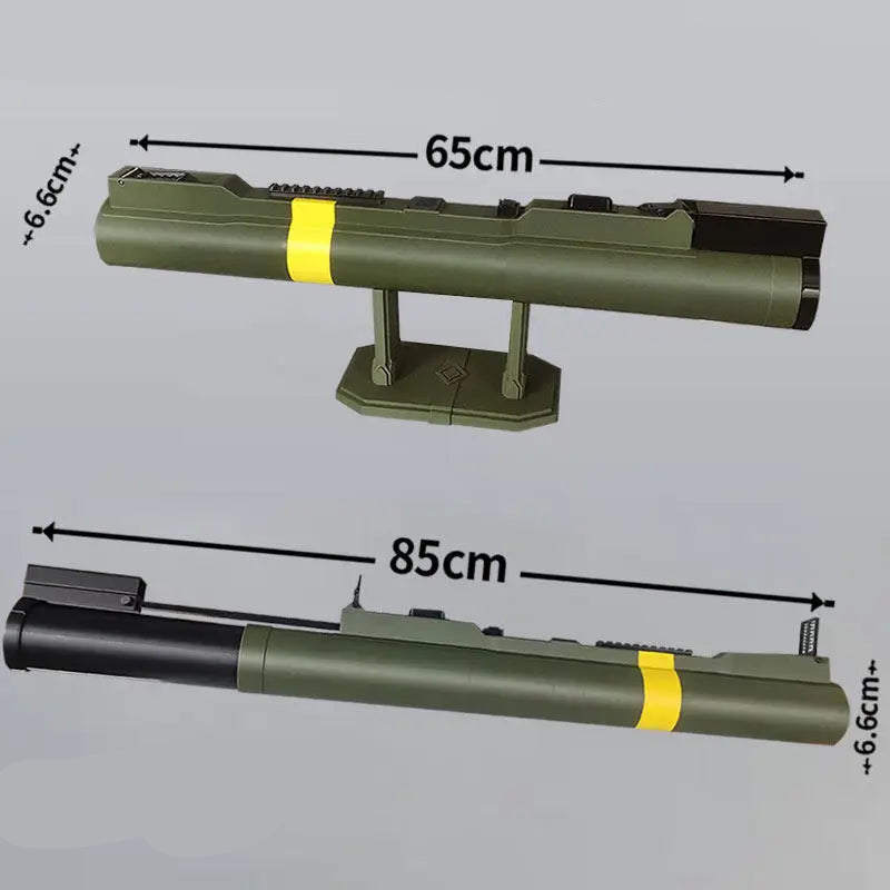 Maquette 3D Lance-Roquettes M72 LAW Américain — Extensible, Non Fonctionnel, Éducatif