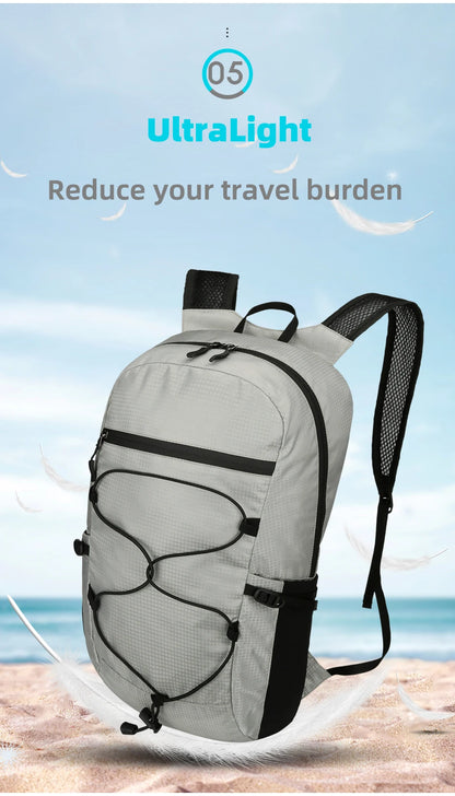 Sac à Dos Pliable Ultraléger – Sac à Dos Outdoor Polyvalent pour Randonnée, Escalade & Voyage - BLACKBEARD OUTDOOR INDUSTRIES