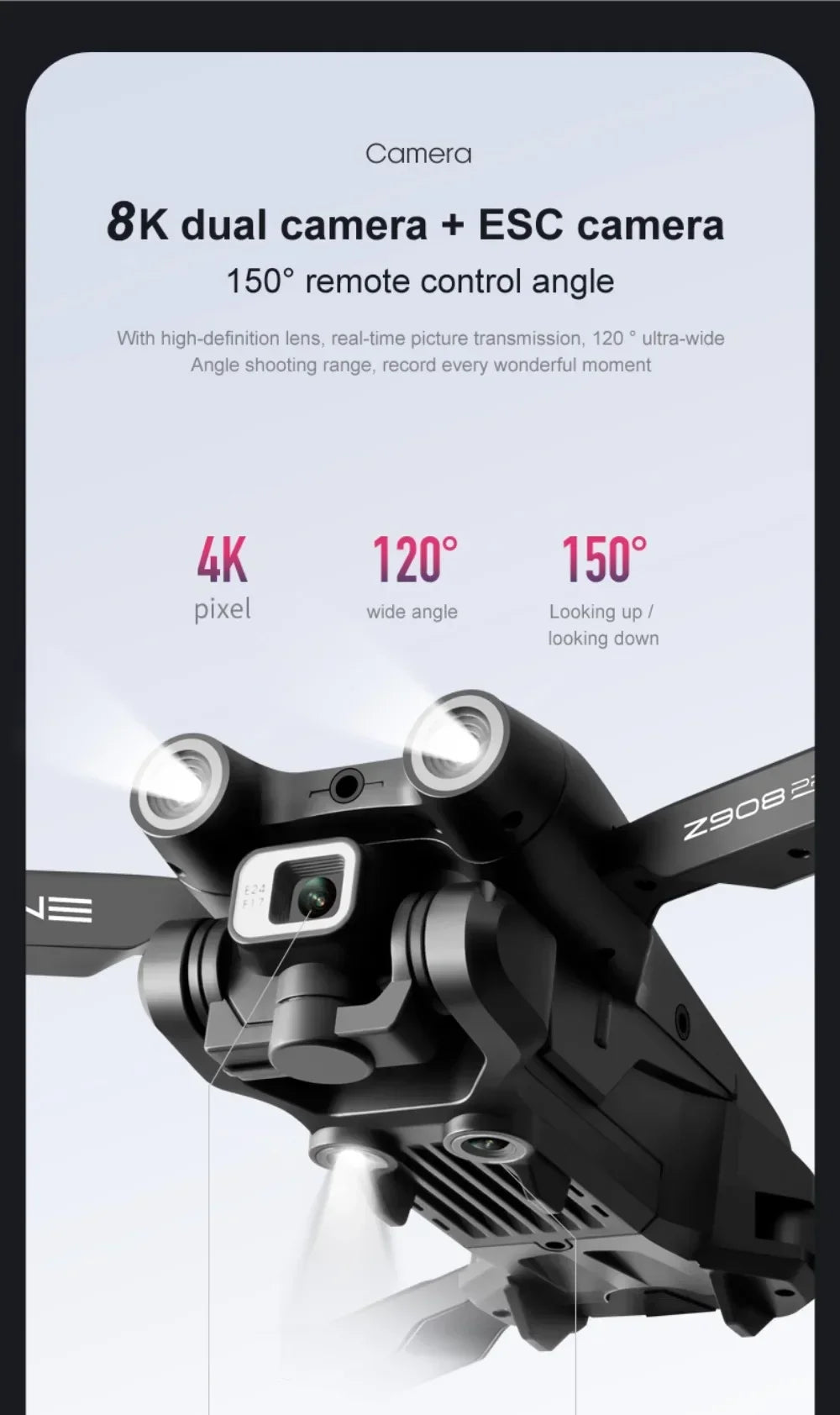 Xiaomi Mijia Z908 Pro max Drone 4K Professional HD Dual Camera  5G WIFI Ma boutique
