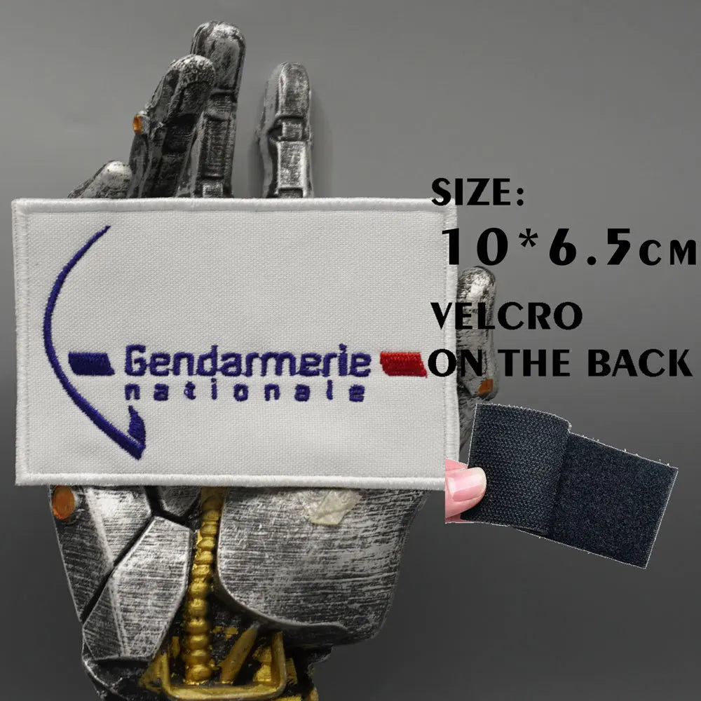Patch Gendarmerie Nationale Brodé — Velcro ou Thermocollant - BLACKBEARD OUTDOOR INDUSTRIES