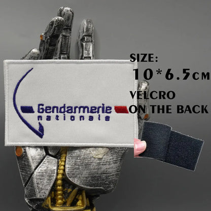 Patch Gendarmerie Nationale Brodé — Velcro ou Thermocollant - BLACKBEARD OUTDOOR INDUSTRIES