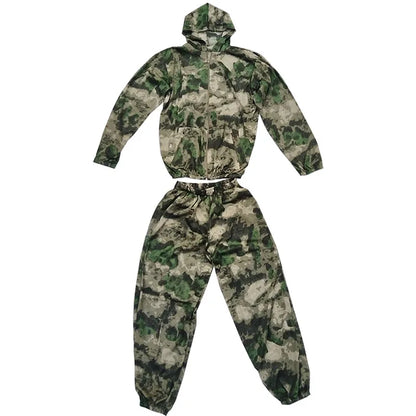 Ensemble camouflage respirant en mesh, veste et pantalon