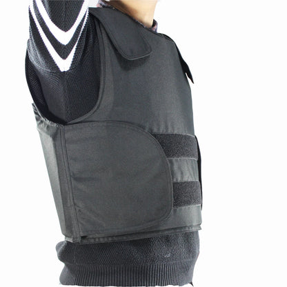 Gilet Pare-Balles Tactique NIJ IIIA — Protection Balistique Niveau 3A, Noir, Tailles S à XL
