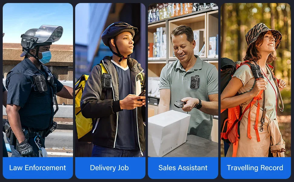 BOBLOV B4K5 4K Body Camera IP68 GPS Ma boutique