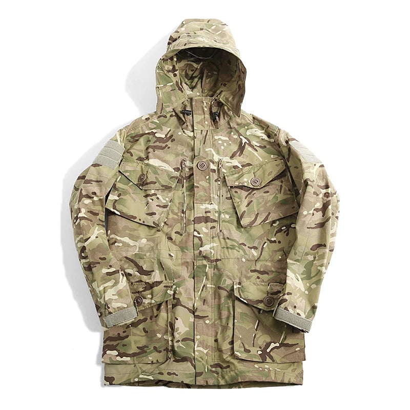 Manteau Tactique Camouflage M65 Homme — Long Trench Militaire, Polyester, Camping & Randonnée - BLACKBEARD OUTDOOR INDUSTRIES
