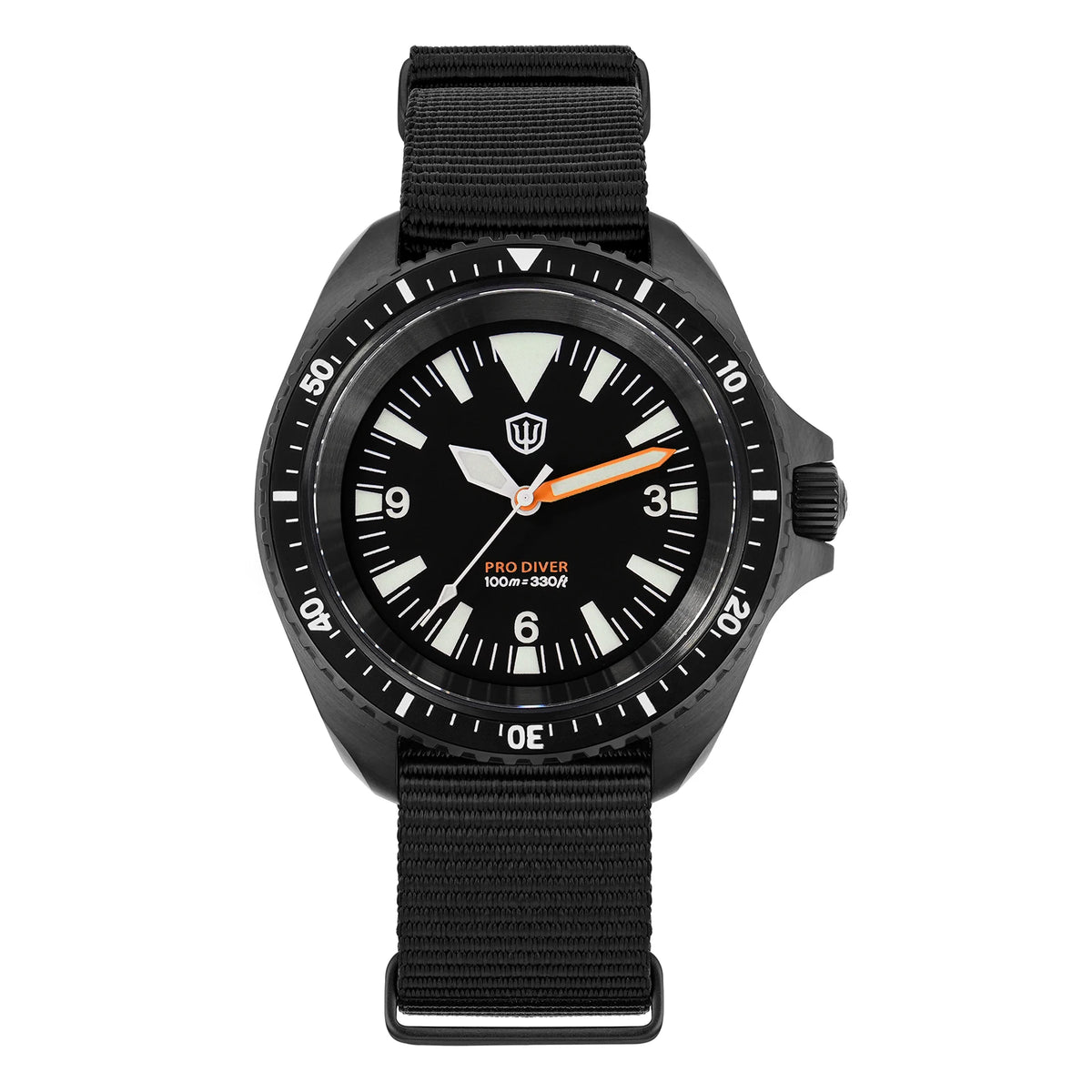 Montre militaire WD1980 avec verre saphir 39 mm