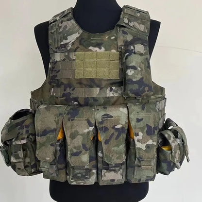 Gilet porte-plaques tactique MOLLE 1000D à dégagement rapide
