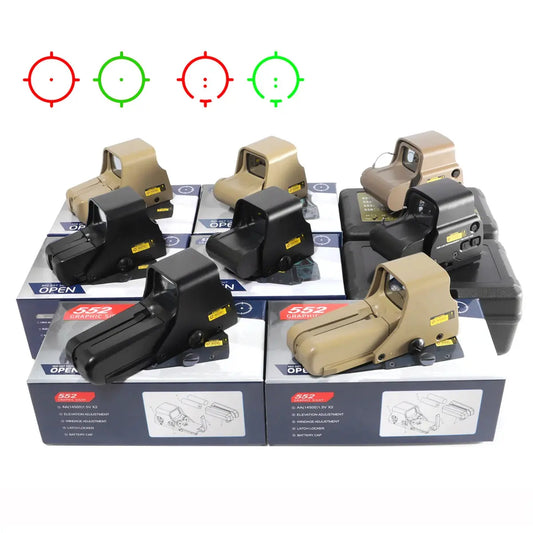 Viseur Holographique Red/Green Dot BAIGISH 551/552/553/558 – Reflex Sight pour Rail 20mm Ma boutique