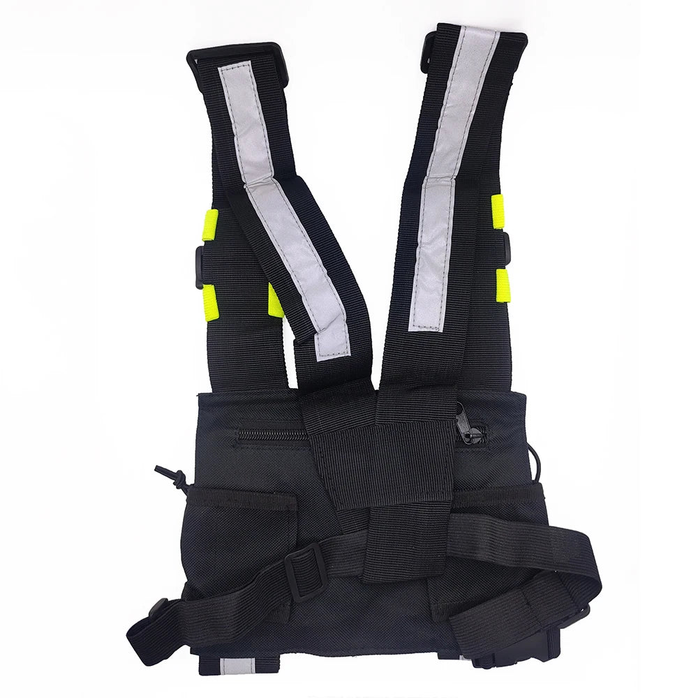 Holster Radio Tactique Épaule – Harnais Poitrine Walkie Talkie | Nylon Militaire