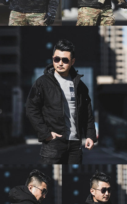 Veste M65 Tactique Chauffante pour Homme – Hiver, Coupe-Vent, Imperméable, Camouflage - BLACKBEARD OUTDOOR INDUSTRIES