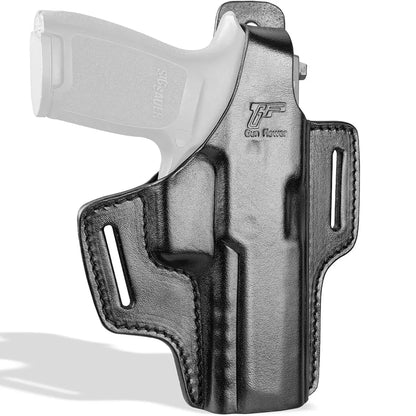 Holster Cuir Pleine Fleur OWB Sig Sauer P320 M18 Compact – Thumb Break | Main Droite | Ceinture 38-44mm - BLACKBEARD OUTDOOR INDUSTRIES