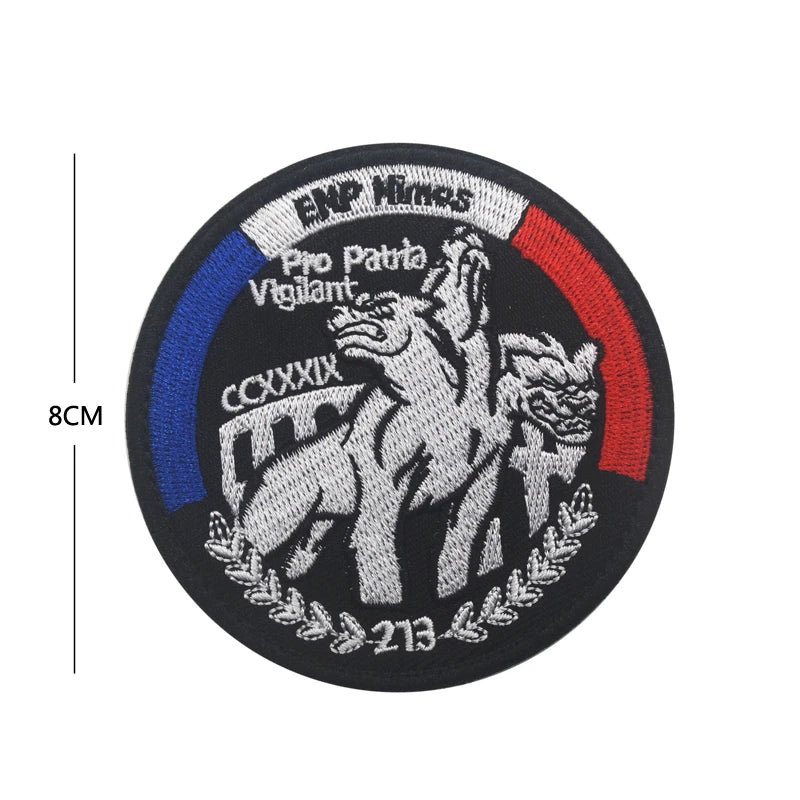 Patch Tactique France GIGN Infrared – Brodé avec Drapeau et Effet Réfléchissant IR - BLACKBEARD OUTDOOR INDUSTRIES