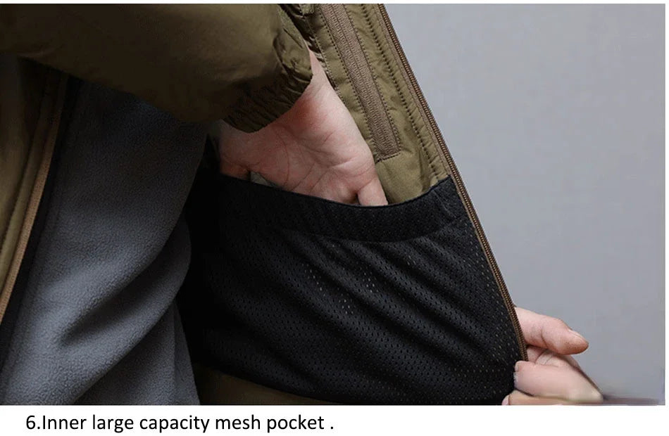 Veste d'Hiver Level 7 – Veste Tactique Down Pour Hommes – Chaude, Imperméable et Coupe-Vent - BLACKBEARD OUTDOOR INDUSTRIES