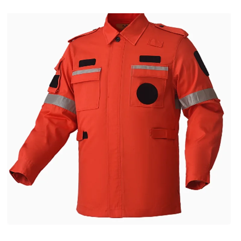 Tenue de secours homme à bandes réfléchissantes