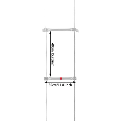 Échelle de Secours Incendie 10 m – Acier & Aluminium, 200 kg, Crochets, 3e Étage