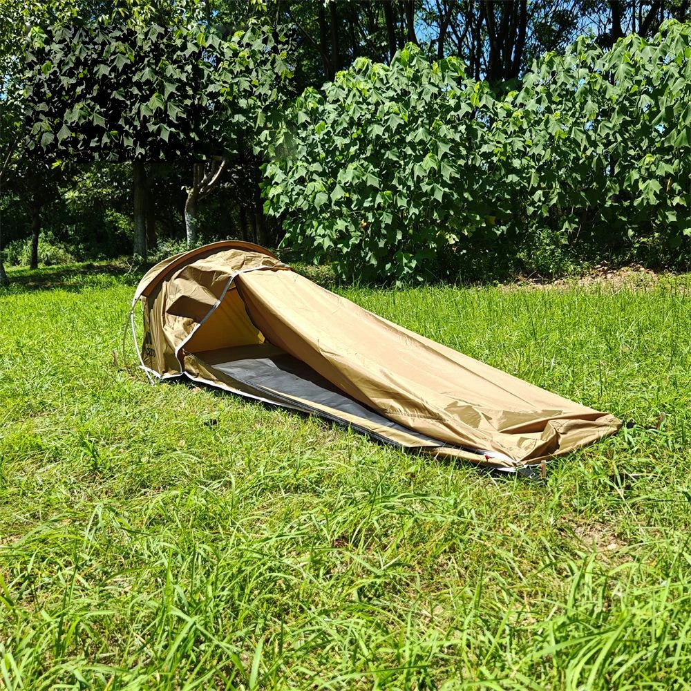 Tente Tunnel Ultralight 1 Personne – Imperméable PU3000/4000, Camping & Randonnée