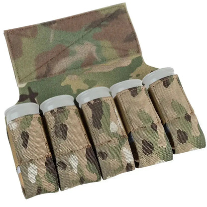 Pochette Airsoft M203 5 Coups 40MM – Support Grenades pour Gilet Tactique, Chest Rig, Plate Carrier Ma boutique