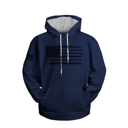 Hoodie Camouflage 3D Drapeau Américain — Sweat à Capuche Patriotique USA Imprimé Homme Femme Enfant - BLACKBEARD OUTDOOR INDUSTRIES