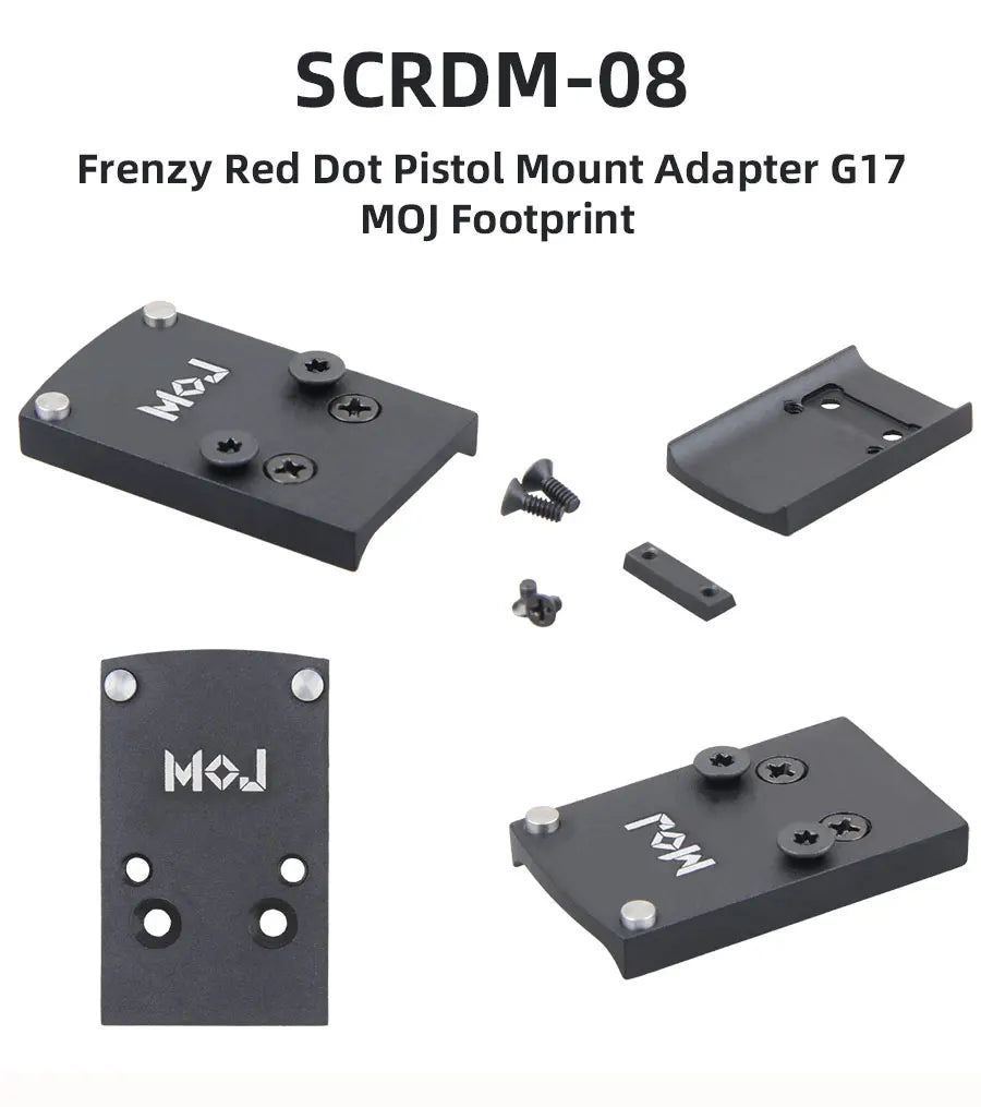 Adaptateur Universel pour Viseur Red Dot Airsoft M2/M4 – Montage sur Pistolet pour Accessoires Tactiques et de Chasse - BLACKBEARD OUTDOOR INDUSTRIES