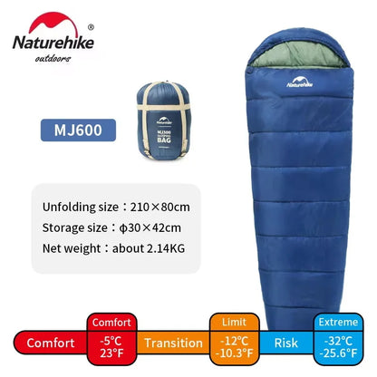Sac de couchage sarcophage MJ300 et MJ600 – Camping et bivouac