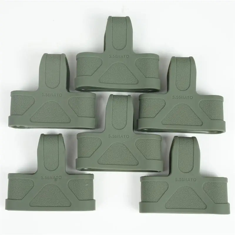 Boucles Caoutchouc Chargeur Tactique M4 M16 AK 5.56 – Airsoft & Chasse (Lot 3/6/7)