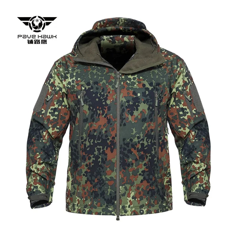 Veste Softshell Homme Shark Skin - Chaude, Respirante et Résistante aux Intempéries - BLACKBEARD OUTDOOR INDUSTRIES