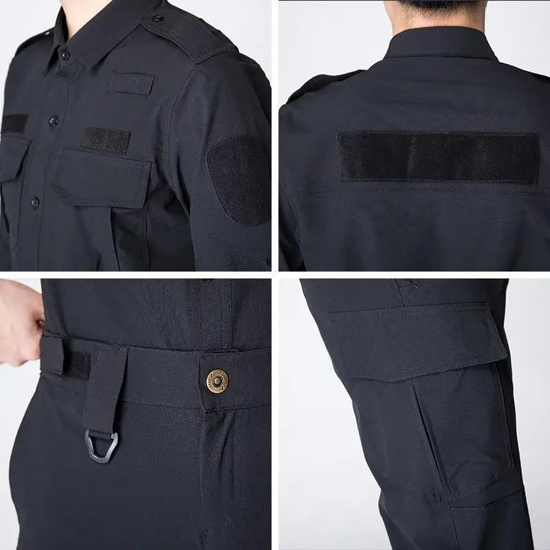 Ensemble Tactique à Séchage Rapide – Veste et Pantalon Longs Manches, Uniforme de Travail, Idéal pour Entraînement et Activités Extérieures BLACKBEARD OUTDOOR INDUSTRIES