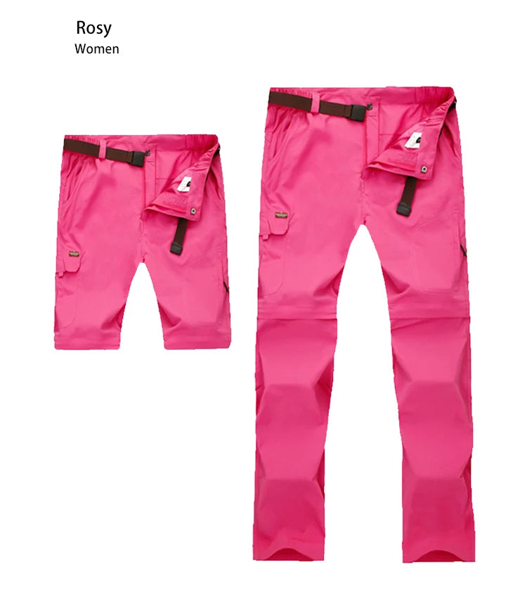 Pantalon Tactique Femme 2-en-1 – Séchage Rapide, Imperméable, Convertible Short - BLACKBEARD OUTDOOR INDUSTRIES