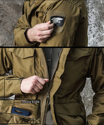 Veste Tactique M65 Multicam – KIICEILING Imperméable, Coupe-Vent, Camouflage Militaire | Hommes & Femmes - BLACKBEARD OUTDOOR INDUSTRIES