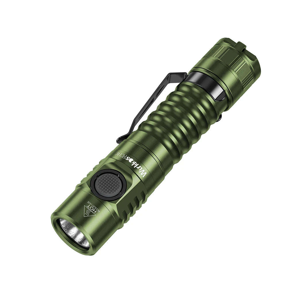 Wurkkos FC11C – Lampe Torche EDC 18650 Nichia 519A, 1200 lm, IP68, Rechargeable USB-C, Queue Magnétique