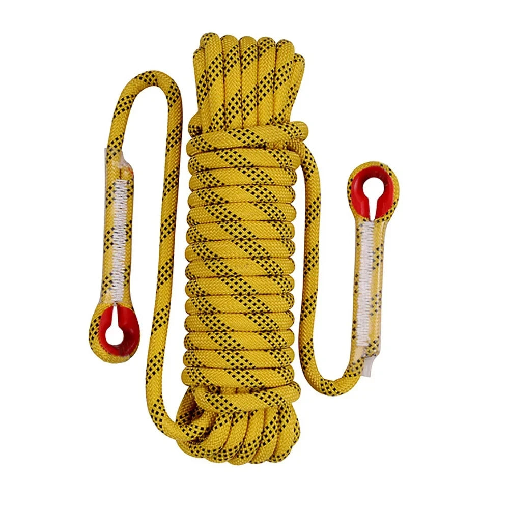8mm Safety Life Rope Climbing Rope Static Rock Mountaineering Rope Outdoor Survival Fire Escape Car Rescue 10m 20m 30m 40m - BLACKBEARD OUTDOOR INDUSTRIES