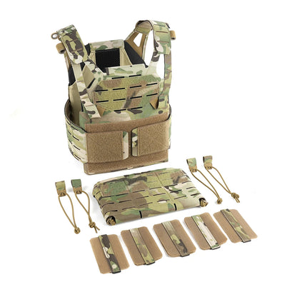 Gilet Tactique Enfant MOLLE – 6 à 14 ans | Airsoft, Chasse, Jeu de Rôle | 8 Coloris