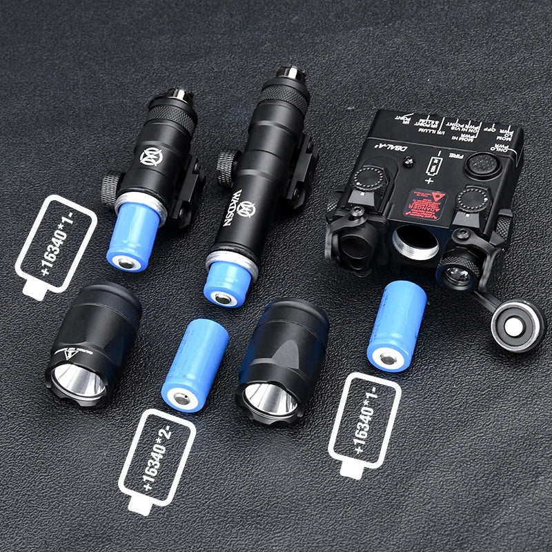WADSN DBAL-A2 – Combo Laser IR / Rouge / Vert / Bleu + Lampe M300 / M600 + Switch AXON, Rail 20mm