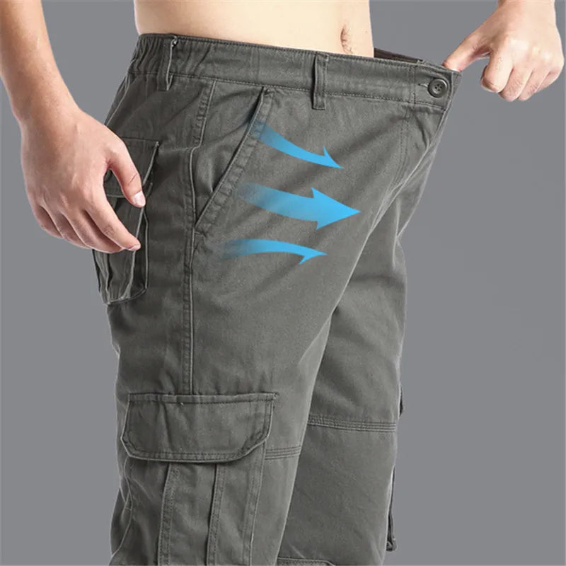 Cargo Tactique Homme Grande Taille Coton – Multi-Poches M à 5XL - BLACKBEARD OUTDOOR INDUSTRIES