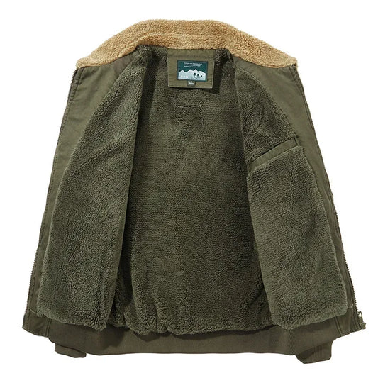 Veste Bomber Homme Hiver Chaude Parka Courte | Doublure Polaire | Coupe Slim | Taille jusqu’au 5XL - BLACKBEARD OUTDOOR INDUSTRIES