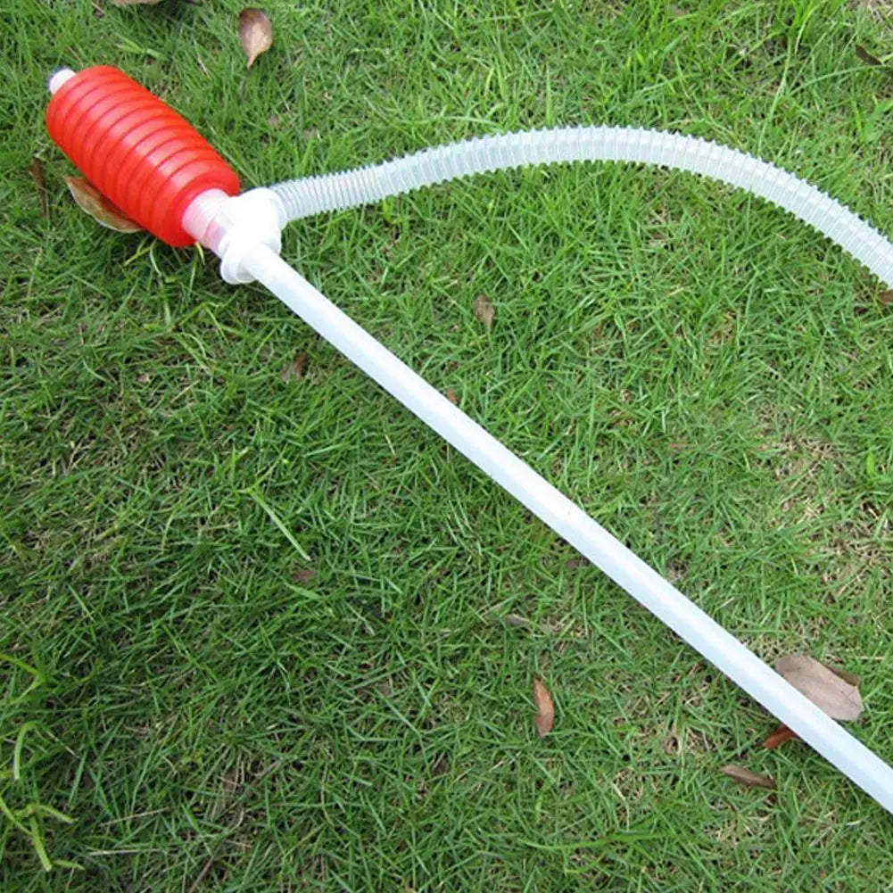 Pompe Manuelle de Siphon pour Transfert de Liquides – Pompe à Main Portable pour Essence, Diesel, Huile et Autres Liquides - BLACKBEARD OUTDOOR INDUSTRIES