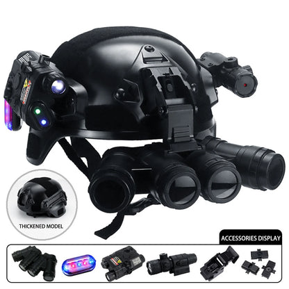 Kit Casque Tactique Enfant Airsoft – Vision Nocturne, Lampe & Visée Laser Multifontions - BLACKBEARD OUTDOOR INDUSTRIES