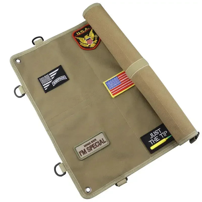 Panneau de Rangement pour Patchs Tactiques – Support en Velcro pour Collection de Médailles, Emblèmes et Insignes Militaires - BLACKBEARD OUTDOOR INDUSTRIES
