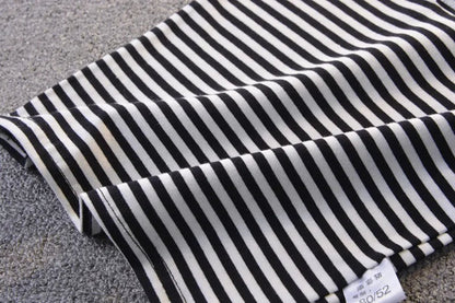 ensemble pour bébé chemise à manche courtes rayées et short uni Ma boutique