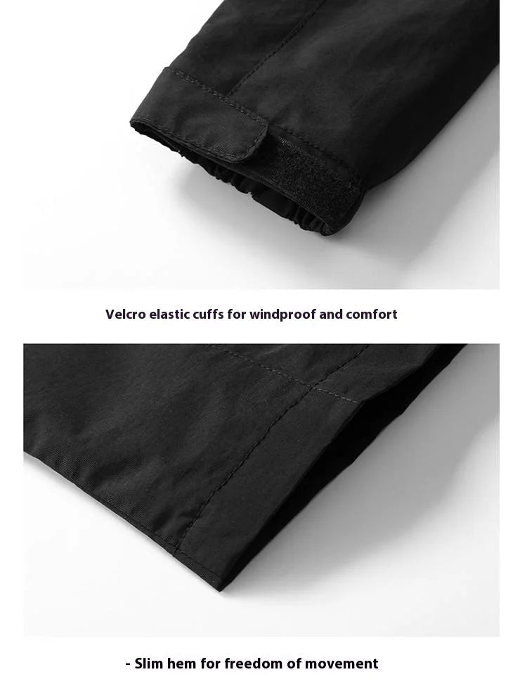 Veste de Randonnée Imperméable pour Homme - Pratique et Stylée pour le Printemps et l'Automne BLACKBEARD OUTDOOR INDUSTRIES