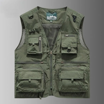 Gilet Tactique Homme Été – 14 Poches, Mesh Respirant - BLACKBEARD OUTDOOR INDUSTRIES