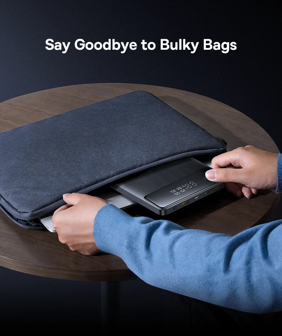 Baseus Power Bank 20000mAh – 100W PD – Charge Rapide pour Ordinateurs Portables, Smartphones et Tablettes - BLACKBEARD OUTDOOR INDUSTRIES