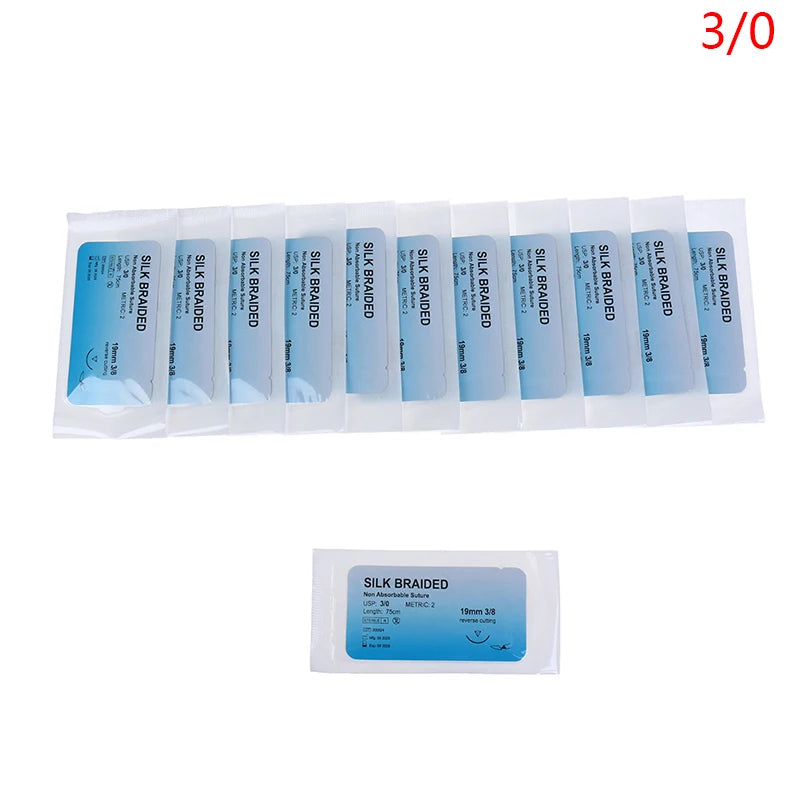Kit de Suture Chirurgicale Synthétique avec Aiguille – Nylon Monofilament pour Formation Médicale et Vétérinaire Ma boutique